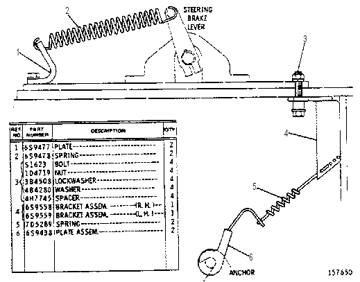 BRAKE PARTS SERVICE GROUP 6S9568 CAT