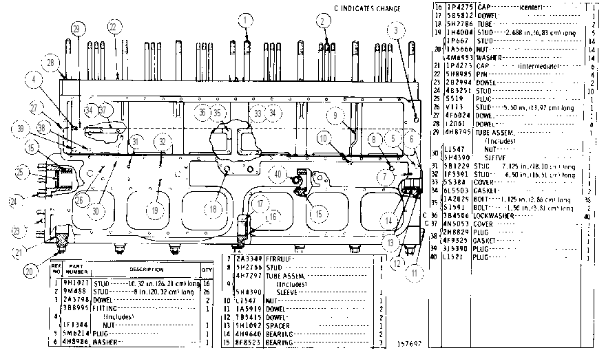 CYLINDER BLOCK ASSEMBLY 2P0903 CAT