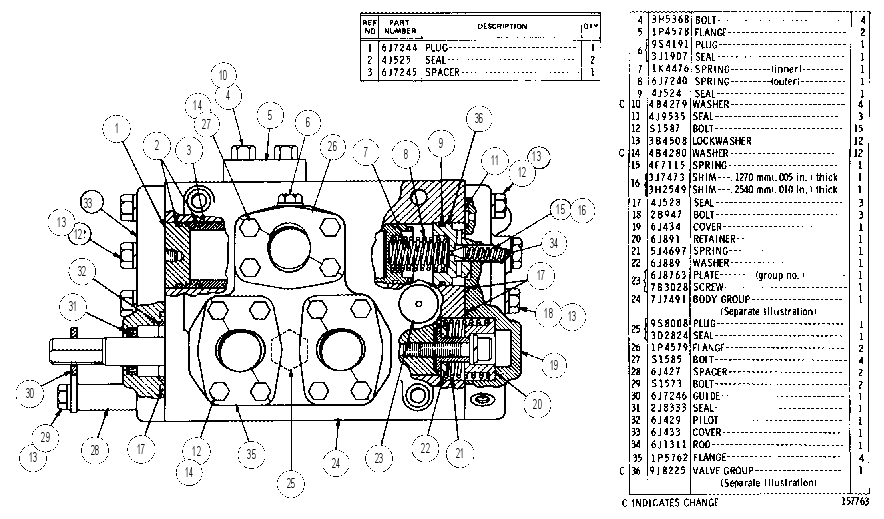 STEERING VALVE GROUP 5J8388 CAT