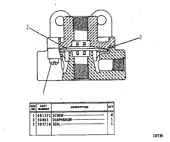 VALVE AS 2G5170 CAT