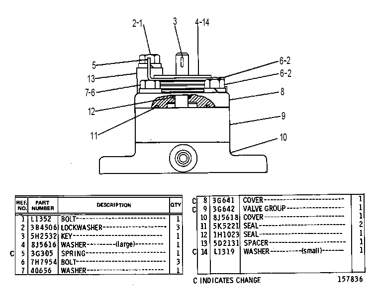 VALVE GP-KICKOUT 8J5623 CAT