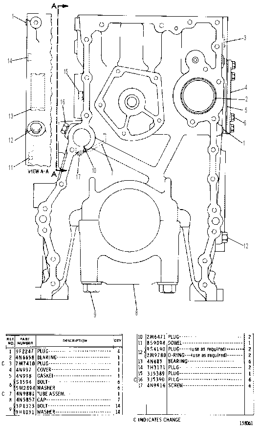 CYLINDER BLOCK GROUP 6N1008 CAT