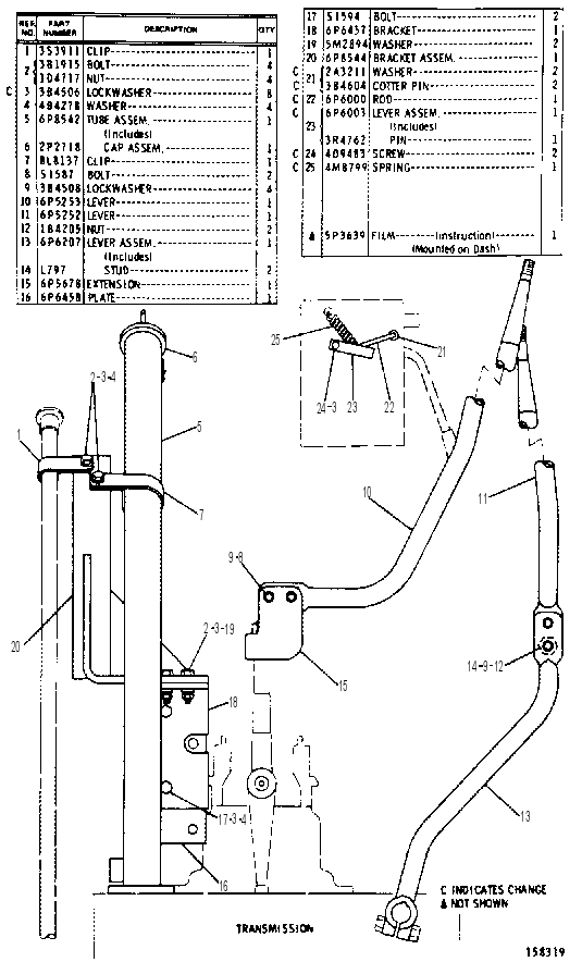 CONTROL GP-GEARSHIFT 6P6783 CAT