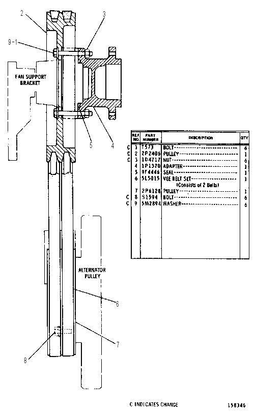 PULLEY 4N9014 CAT