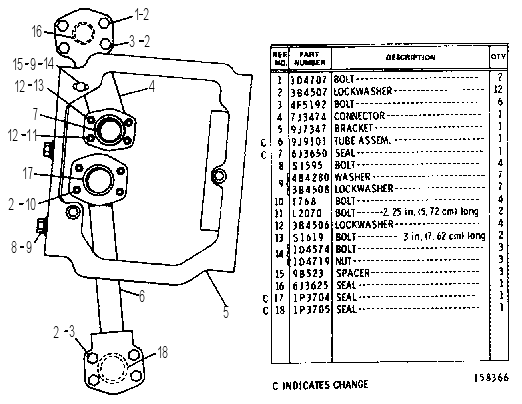 CUSHION HITCH LINES GROUP 7J4420 CAT