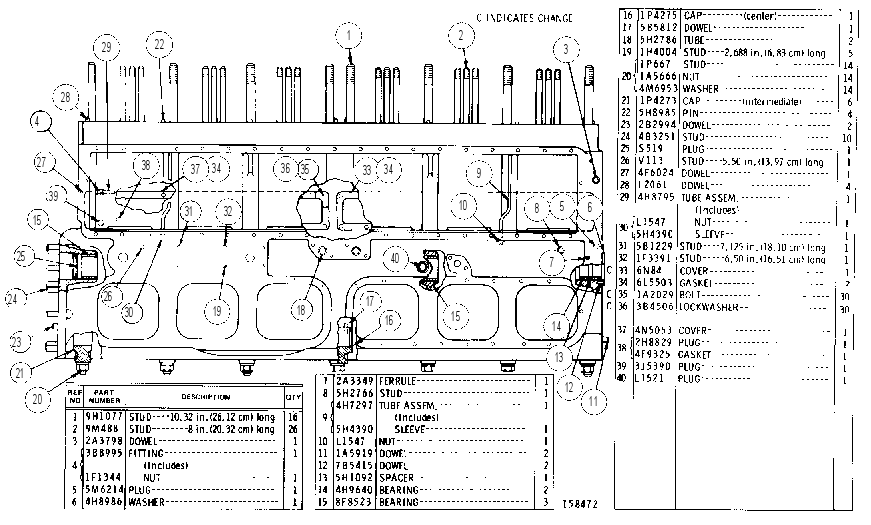 CYLINDER BLOCK ASSEMBLY 6N5400 CAT