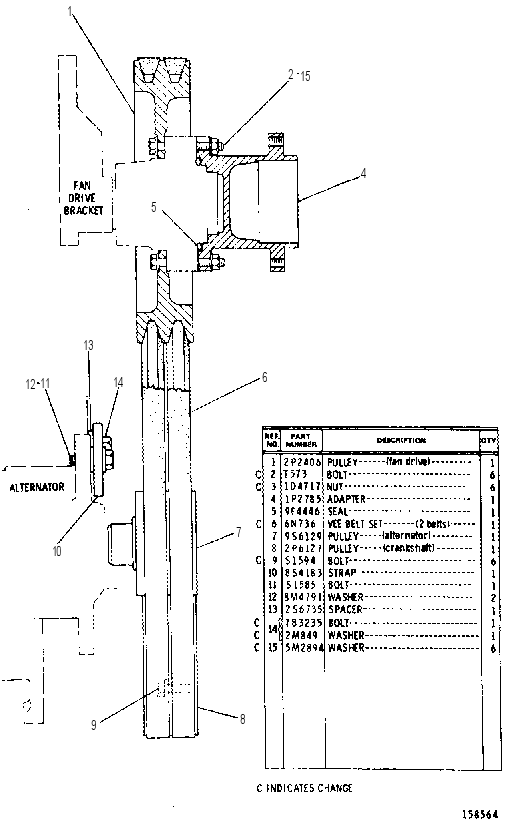 PULLEY 2P8610 CAT