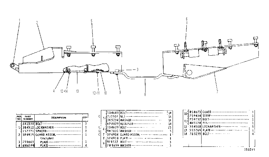 Защита картера 3P4903 CAT