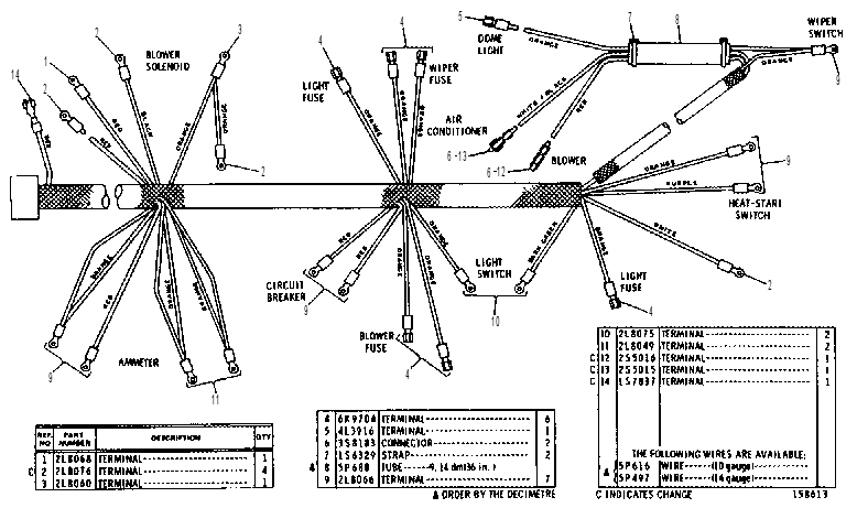 Жгут проводов 6P5760 CAT