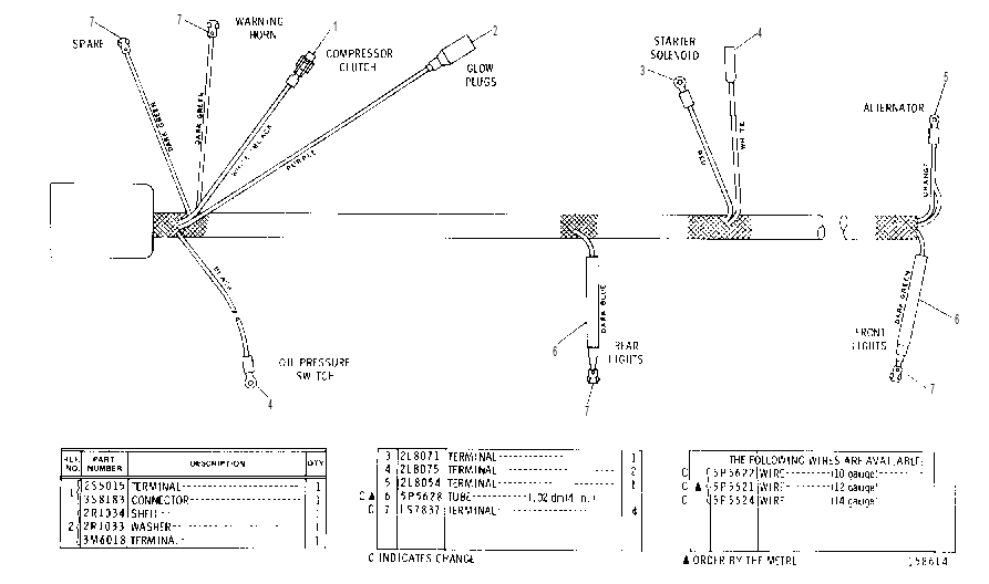 Жгут проводов 6P5761 CAT