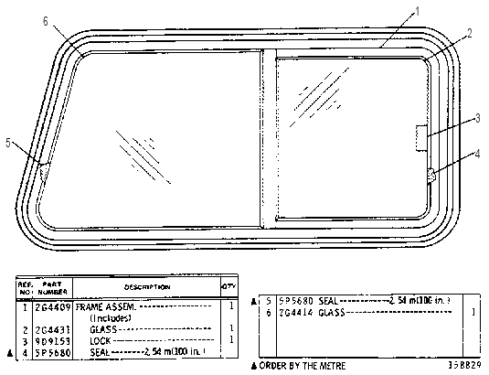 Окно 2G4360 CAT