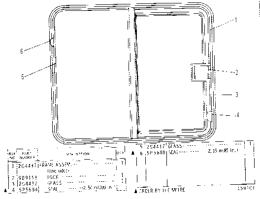 SLIDING WINDOW GROUP 2G4390 CAT