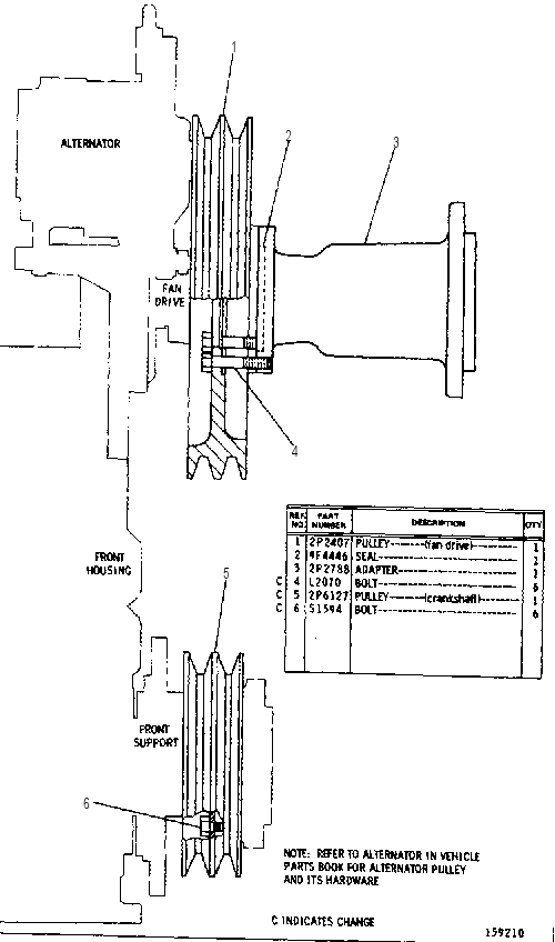 PULLEY GROUP 2P8595 CAT