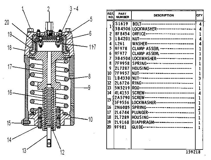 ACTUATOR GP-AIR 5N3220 CAT