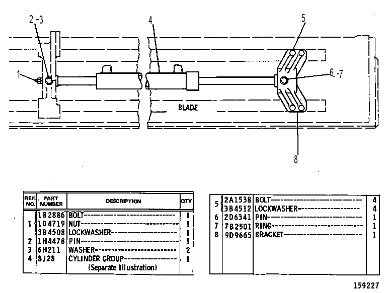 CYLINDER & MTG GP-SIDESHIFT 9D9830 CAT
