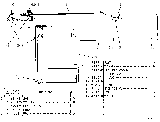 PLATFORM GROUP 9K4743 CAT