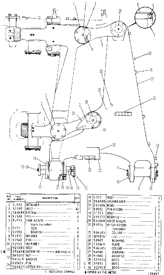 CUSHION HITCH GROUP 9J0957 CAT