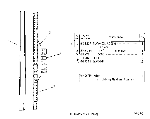 FLYWHEEL GROUP 4N0806 CAT