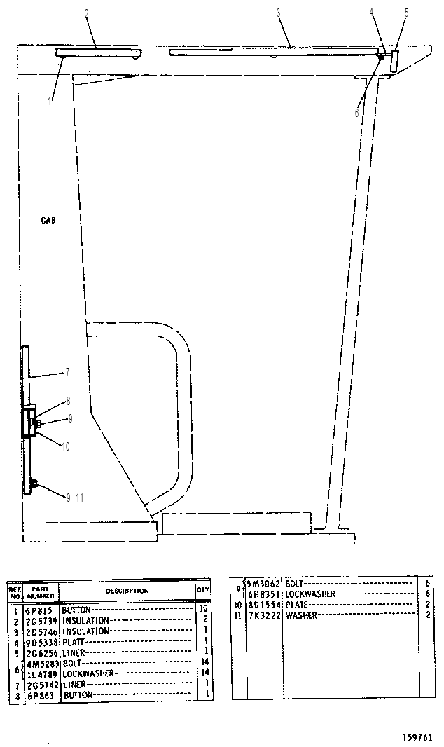 SOUND SUPPRESSION LINER GROUP 2G5985 CAT