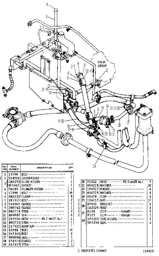 TRANSMISSION AND STEERING CLUTCH LUBRICATION SYSTEM 2S9392 CAT