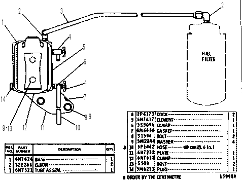 WATER SEPARATOR GROUP 6N7594 CAT