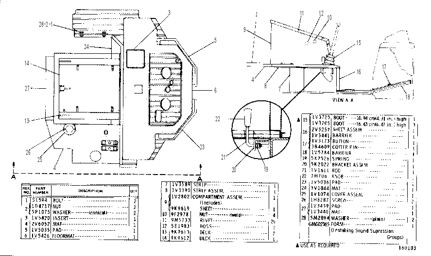 SOUND SUPPRESSION GROUP 2V5261 CAT