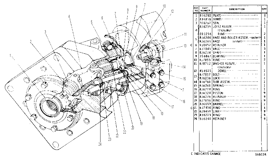MOTOR GP-PISTON-LINK 8J6773 CAT