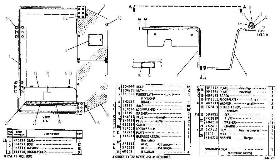 Крепление кабины 7K1889 CAT