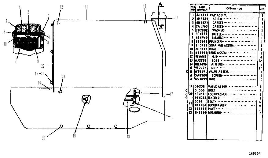FUEL TANK GROUP 6S3510 CAT