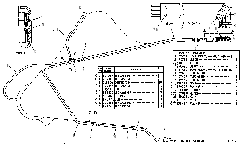 Трубопроводы смазки 2V0488 CAT