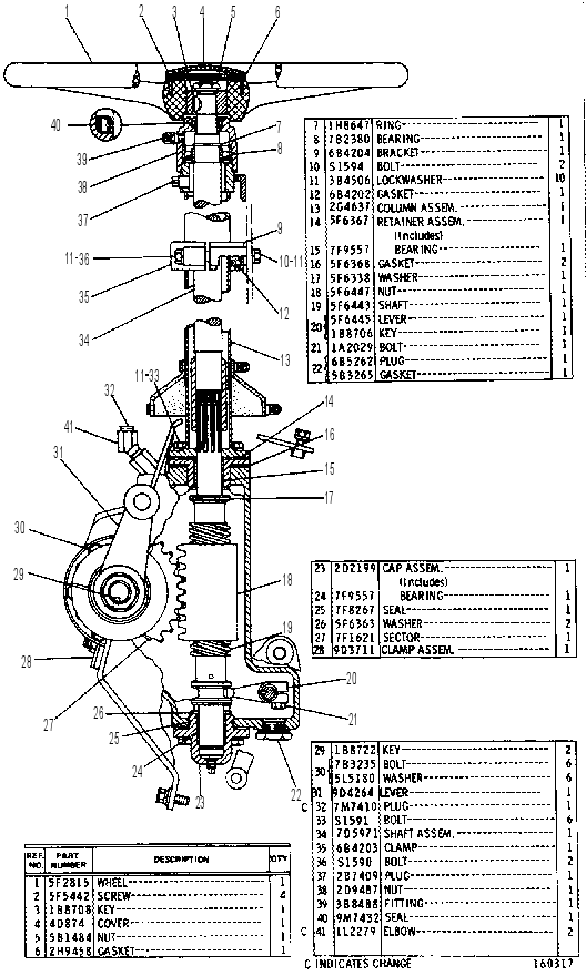 GEAR GP-STEERING 9D3585 CAT