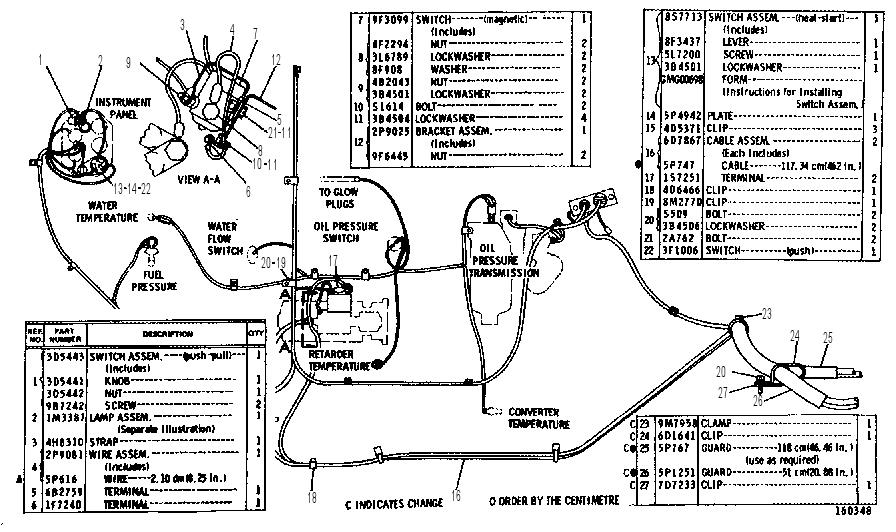 WIRING GROUP 9D4460 CAT