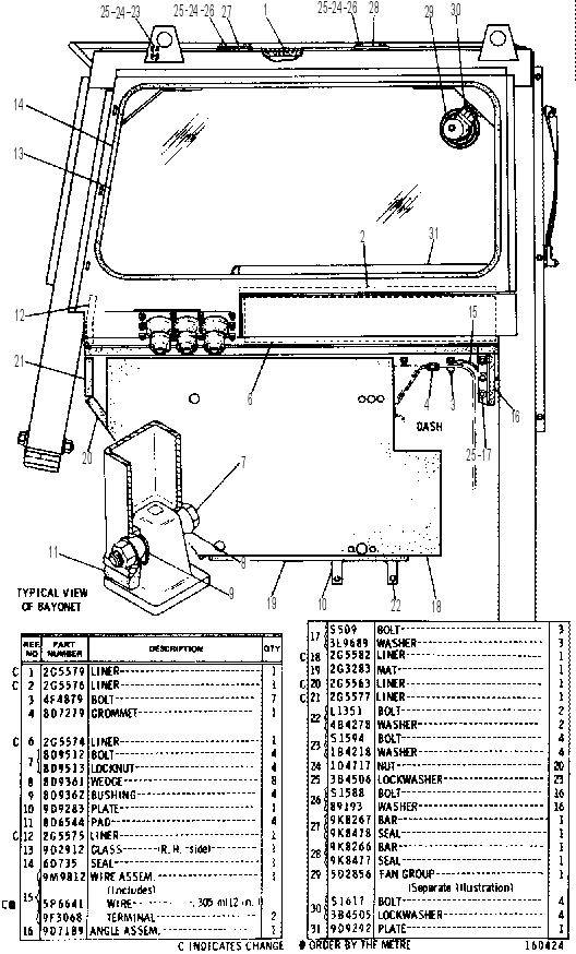 Каркас безопасности (ROPS) 2G1570 CAT