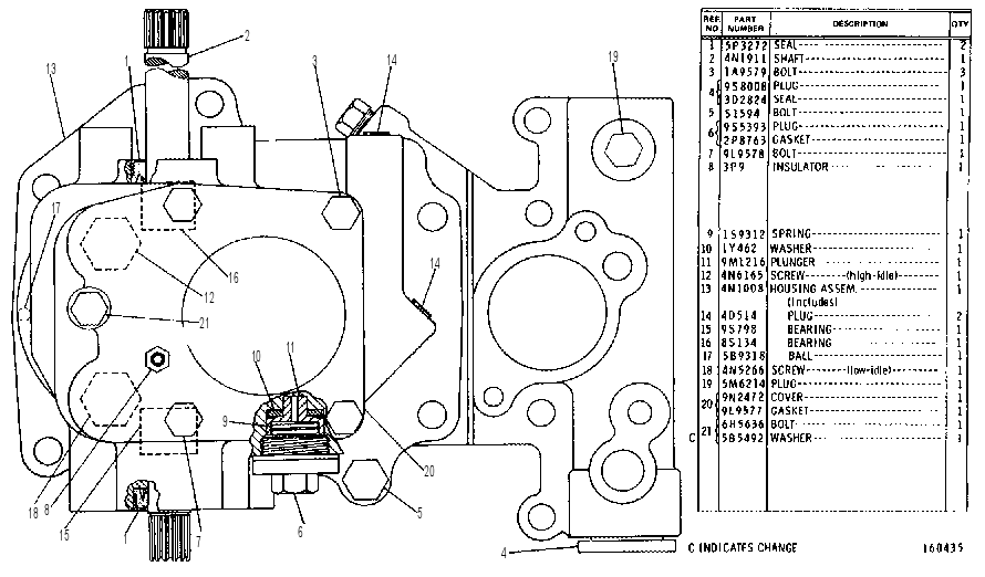Регулятор оборотов 6N4711 CAT