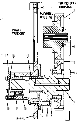 DRIVE GP-POWER TAKE-OFF 4S6625 CAT