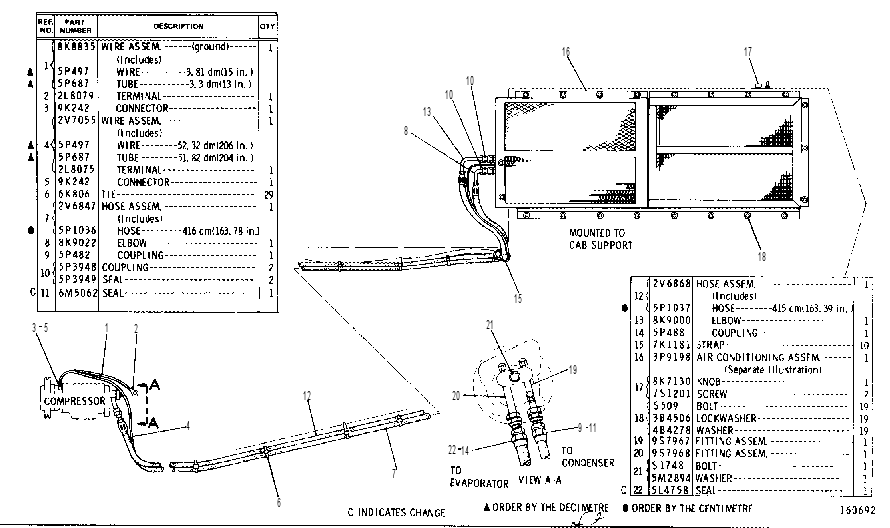 AIR CONDITIONER GROUP 2V5726 CAT