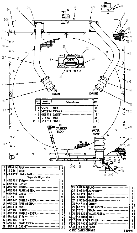 Радиатор 4N6731 CAT