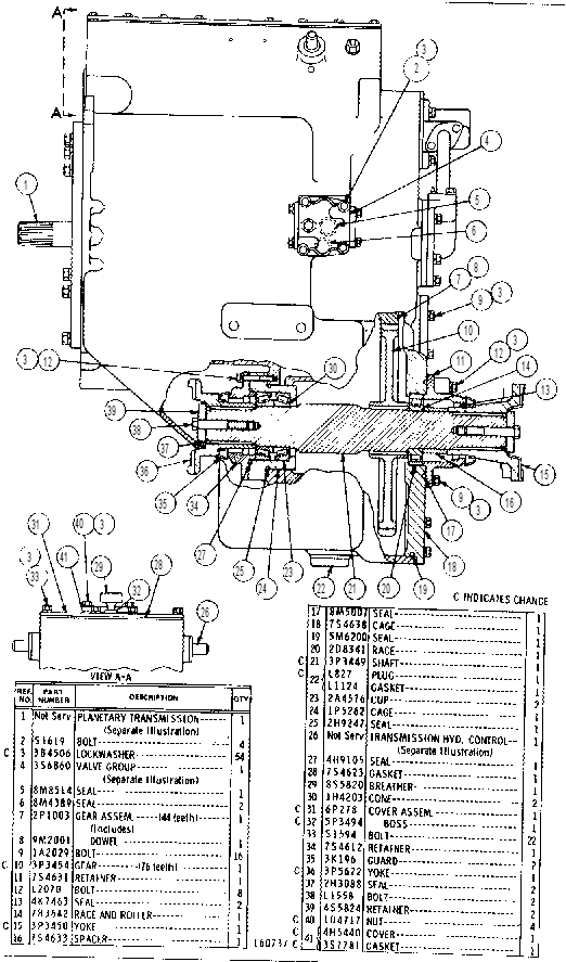TRANSMISSION GROUP 1P8620 CAT