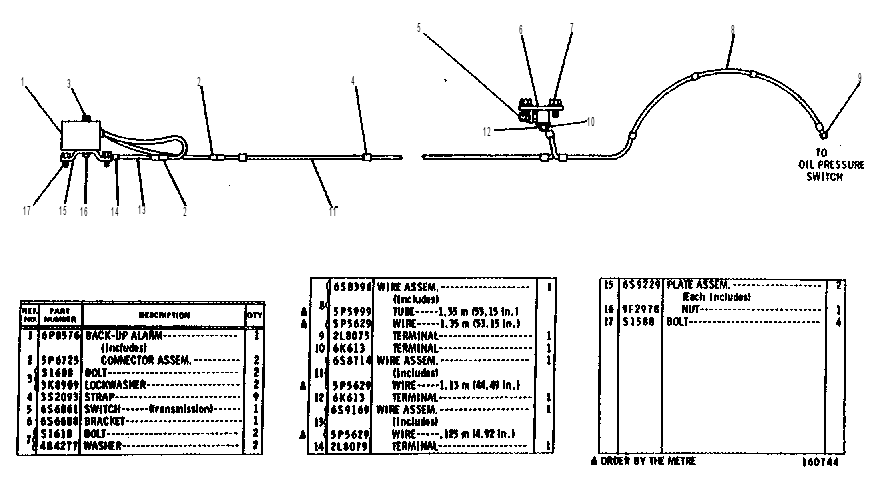 BACK-UP WARNING GROUP 6S8715 CAT
