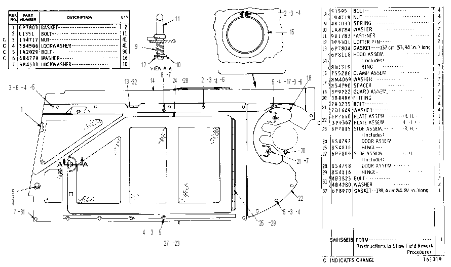 ENGINE ENCLOSURE GROUP 6P6924 CAT