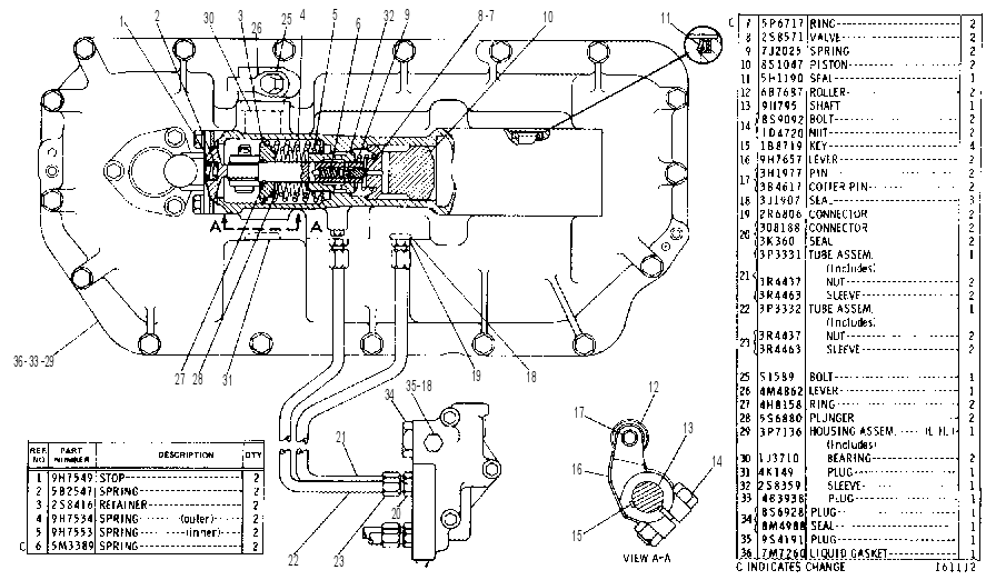 MECHANISM GP-BRAKE 3P7135 CAT