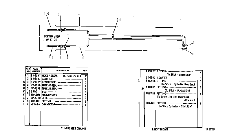 Трубопроводы смазки 2V8086 CAT