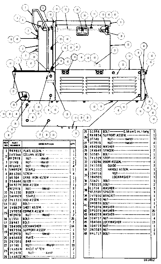 PLATFORM SUPPORT GROUP--L.H. 3V3514 CAT
