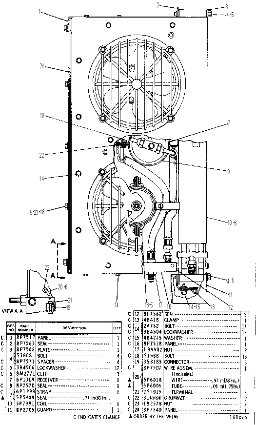 CONDENSER GP 3P7765 CAT