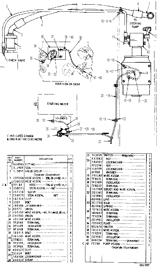 EMERGENCY STEERING GROUP 7D5220 CAT