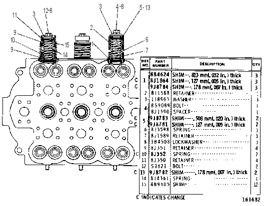 BASIC VALVE GROUP 9J5744 CAT