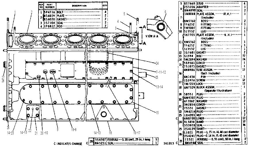 Блок цилиндров 4N8101 CAT