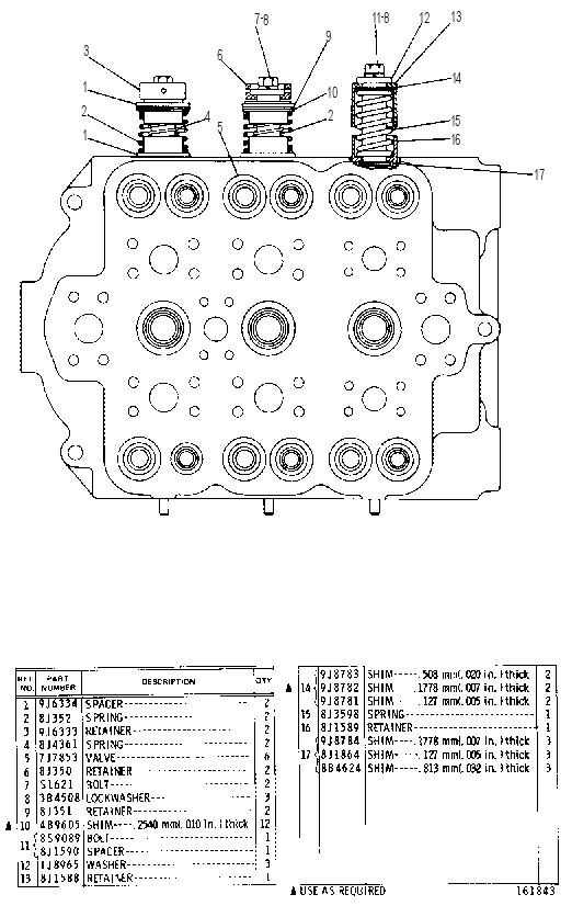 Клапан 9J6421 CAT