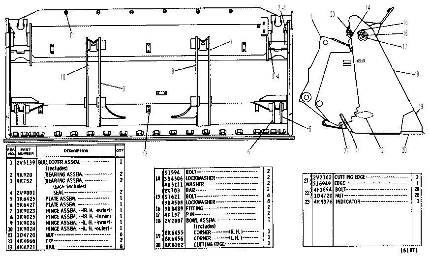 MULTI-PURPOSE BUCKET GROUP 2V3160 CAT