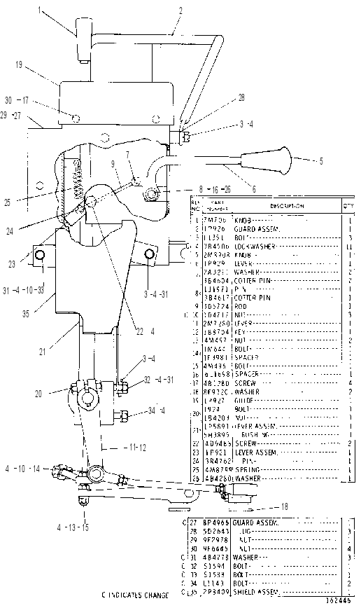 TRANSMISSION CONTROL GROUP 4M1128 CAT